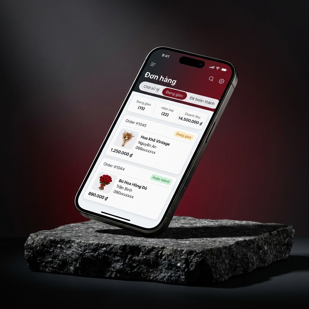 Quản Lý Tiệm Hoa Smart — quản lý đơn hàng